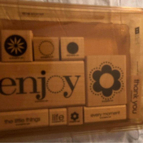 $4 sale💞Stampin’ Up! Enjoy Every Moment partial set, 10 of 11 stamps. - Picture 1 of 7